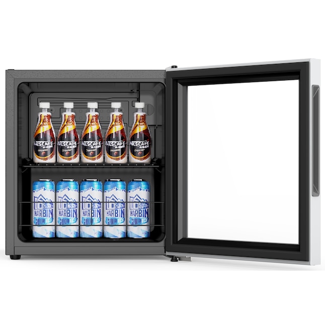 Hisense 17.5-in W 48 -Can Capacity Silver Freestanding Indoor