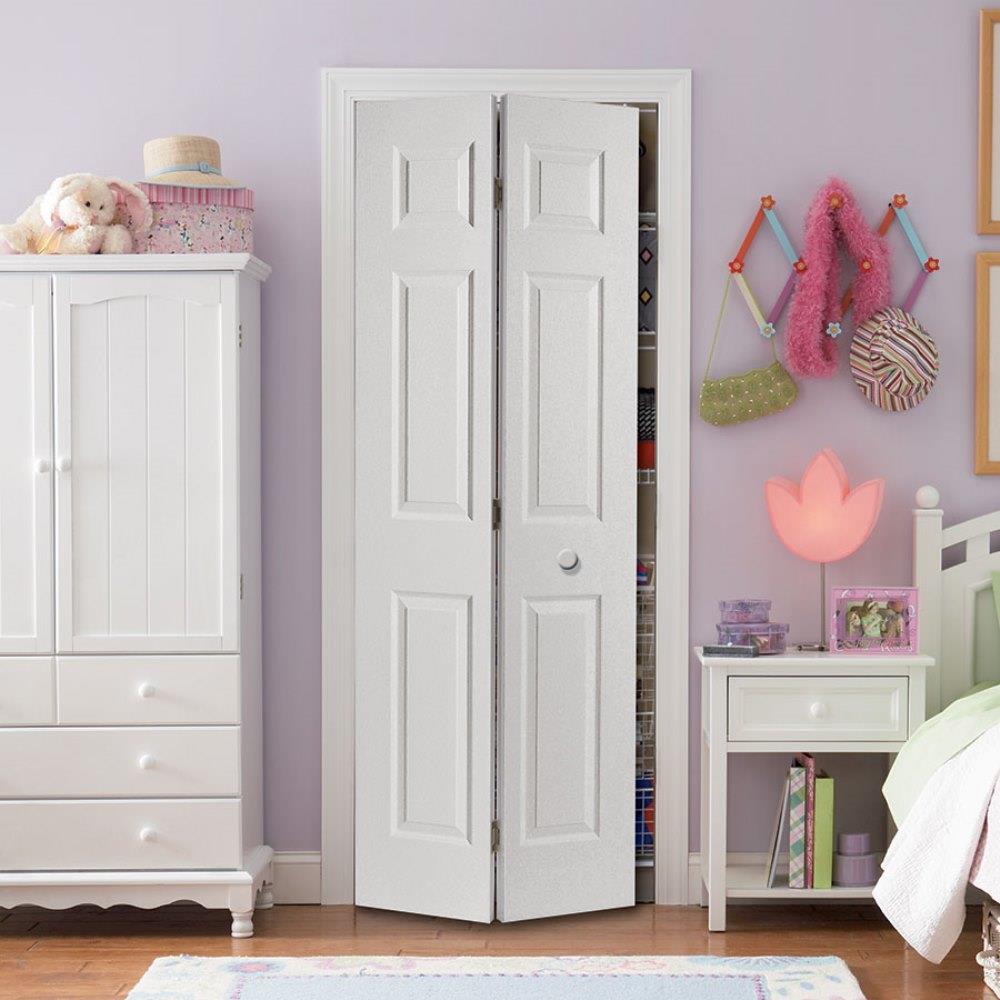 Masonite Traditional 18-in x 80-in 6-Panel Primed Molded Composite