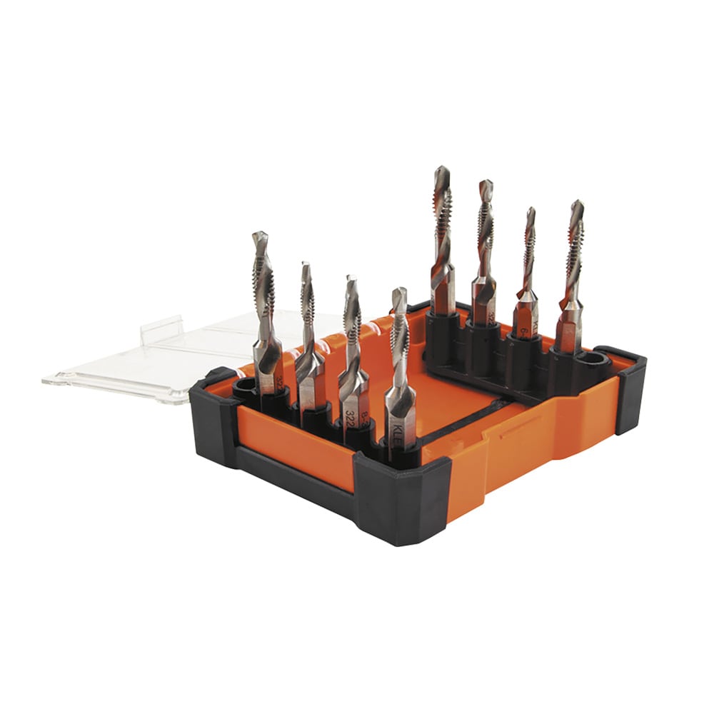 Klein Tools Drill Tap Tool Kit 8-Piece Standard (SAE) Tap and Die
