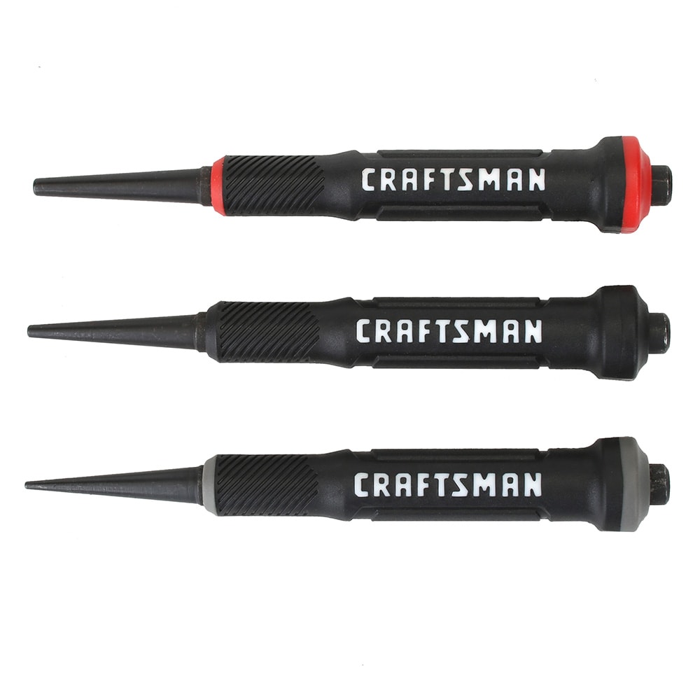 CRAFTSMAN 1/32-in, 2/32-in, 3/32-in nail-Set Nail Set Punch
