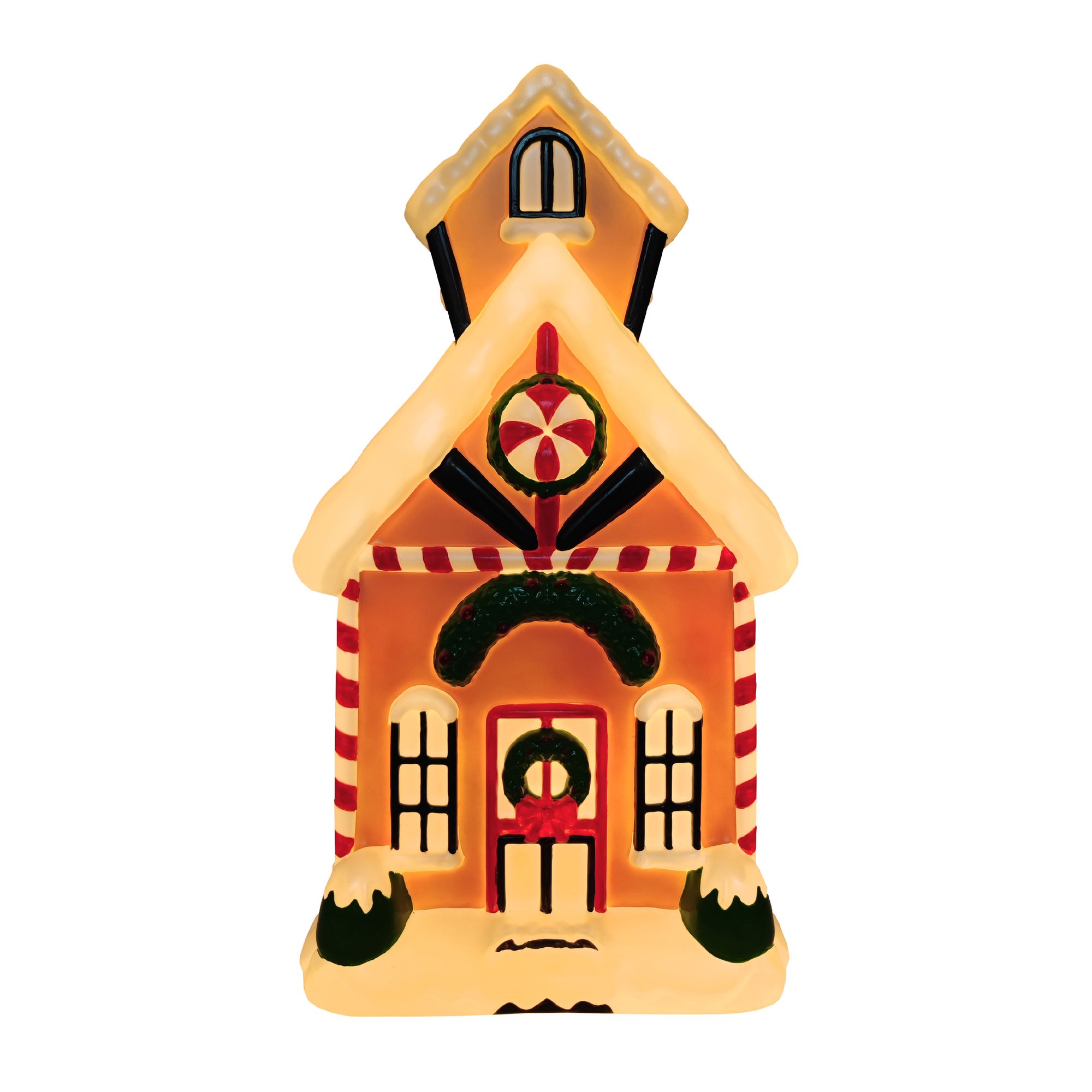 Fraser Hill Farm 32-in Freestanding Gingerbread house Blow mold