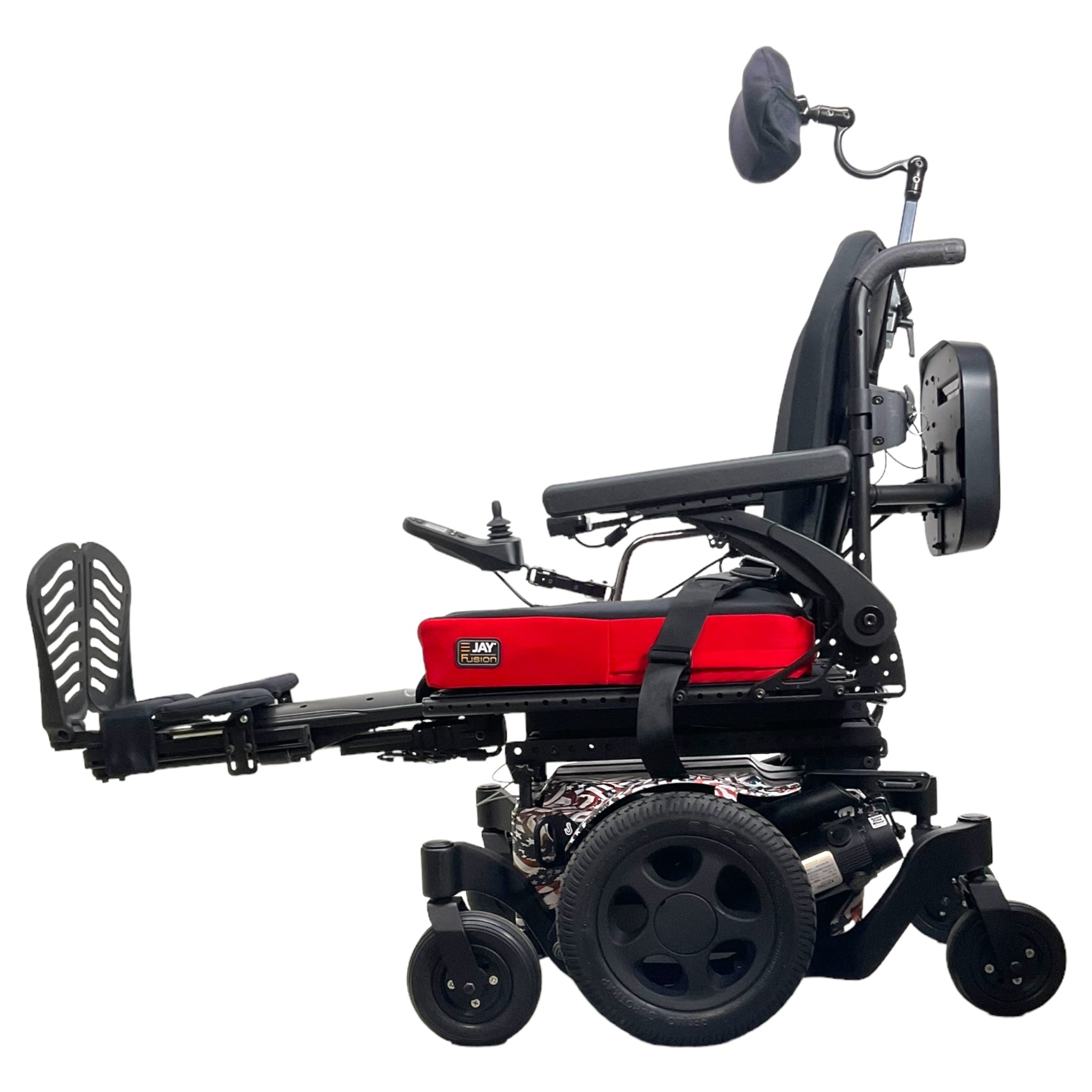 Sunrise Medical Quickie Pulse 6 Power Chair | American Flag Shroud