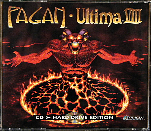 Computer Game Museum Display Case - Ultima VIII: Pagan