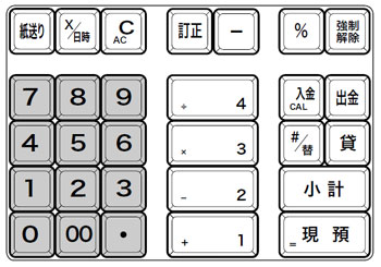 カシオ電子レジスター 110ER