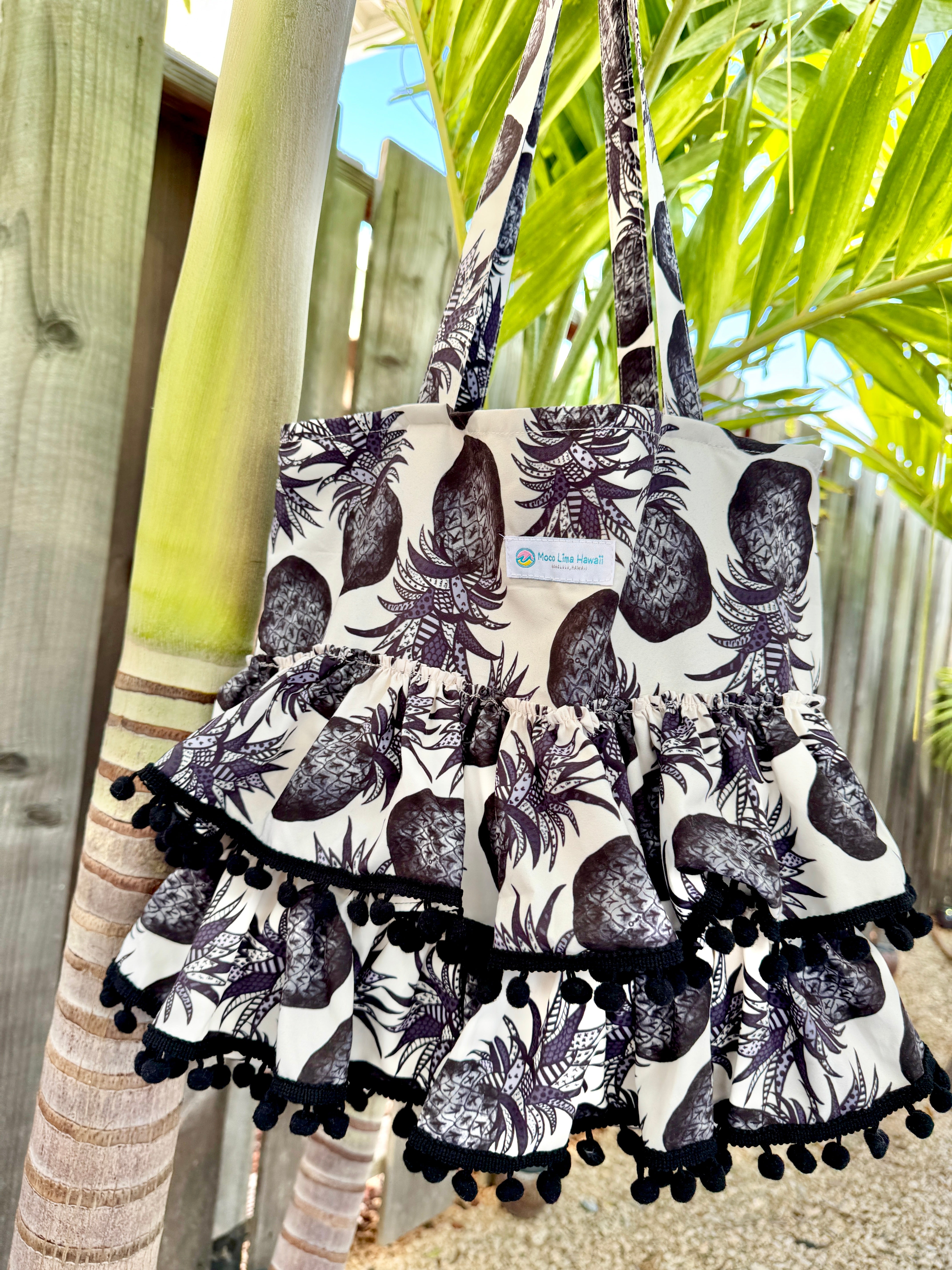 再販】フリルトート ブラックパイン – Moco Lima Hawaii