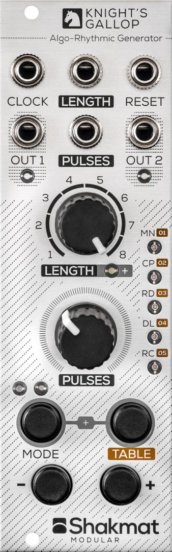 Shakmat Knight's Gallop - Eurorack Module on ModularGrid