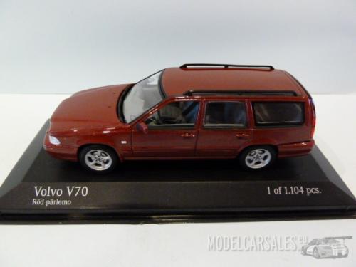 Volvo V70 Break Red Metallic 1:43 430171812 MINICHAMPS diecast