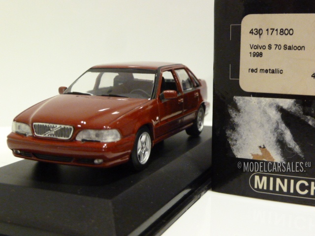 Volvo S70 Saloon Red Metallic 1:43 430171800 MINICHAMPS diecast