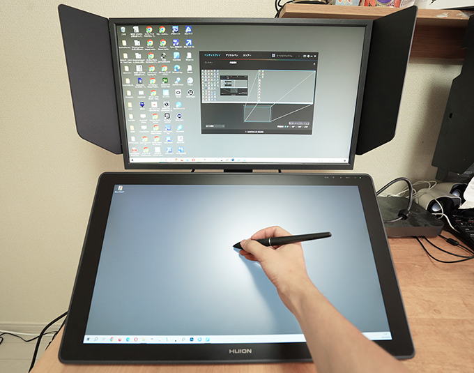 HUION KAMVAS 22 Plus+keydial mini 液晶タブレット レビュー • 3DCG