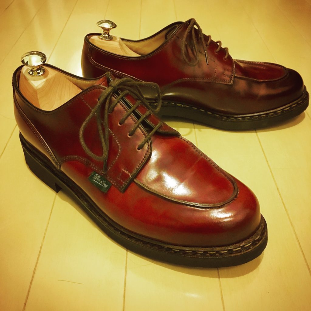 コードバンのシャンボード、レアカラー説！履いてみた＆エイジング