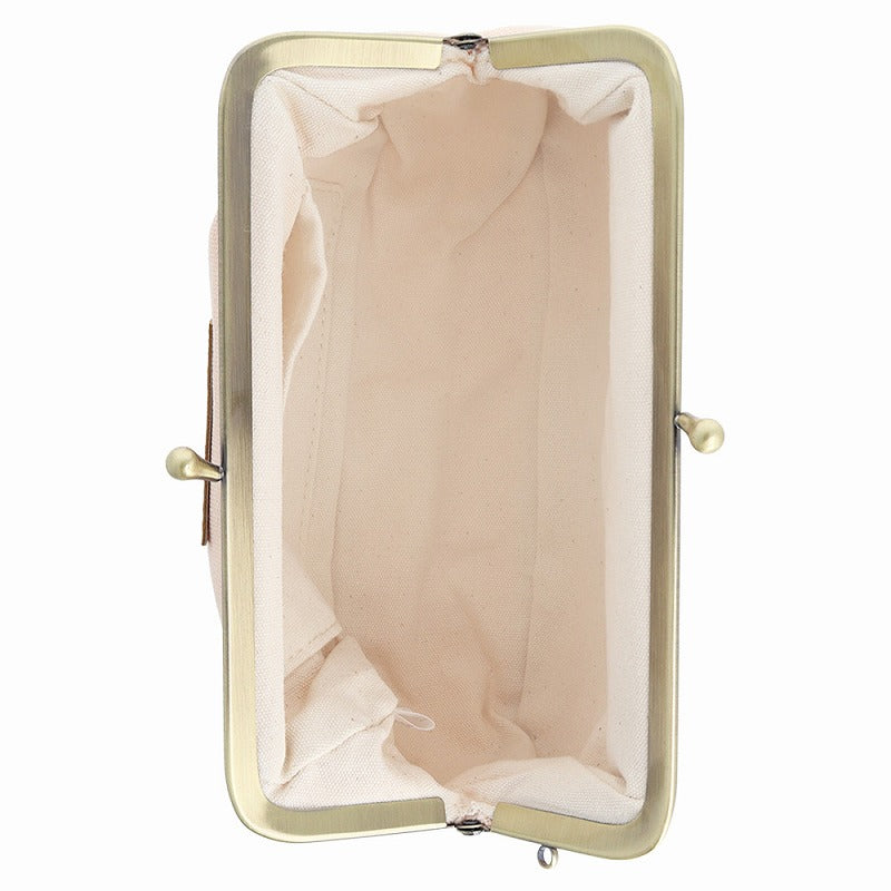 mofusand 畳刺繍がま口ポーチ(うさにゃん) | mofusandもふもふマーケット