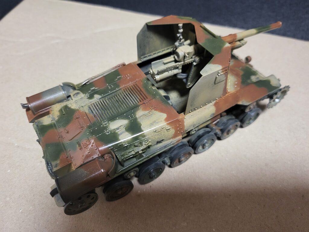 タミヤ 1/35 一式砲戦車 その4 迷彩塗装編 | 気まぐれプラモ趣味ブログ