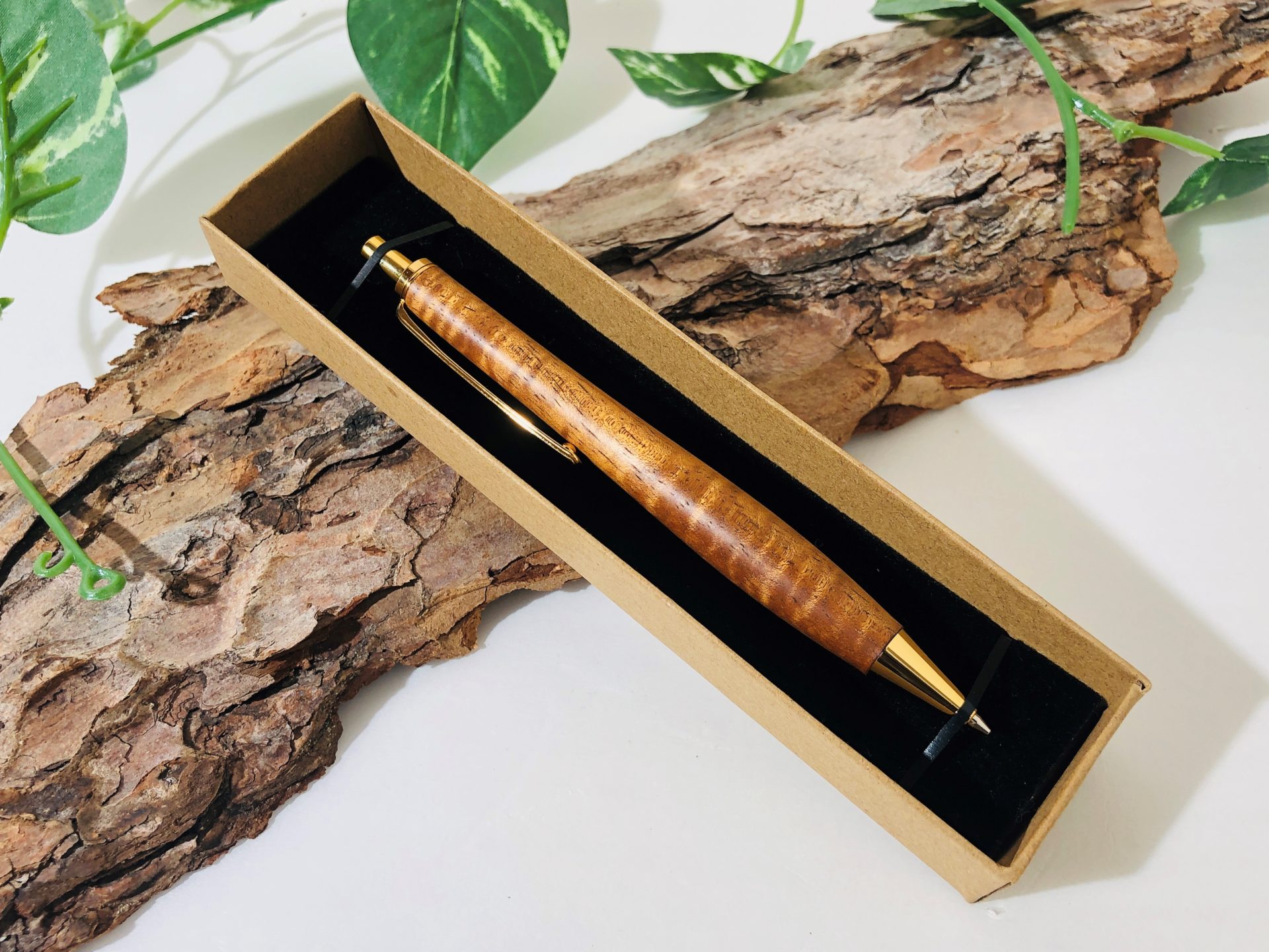 シャープペンシル ハワイアンコア・カーリー | 木軸ペン工房 （モクペン）