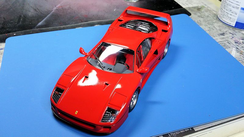 タミヤ1/24フェラーリF40 その13 | Midnight Sun