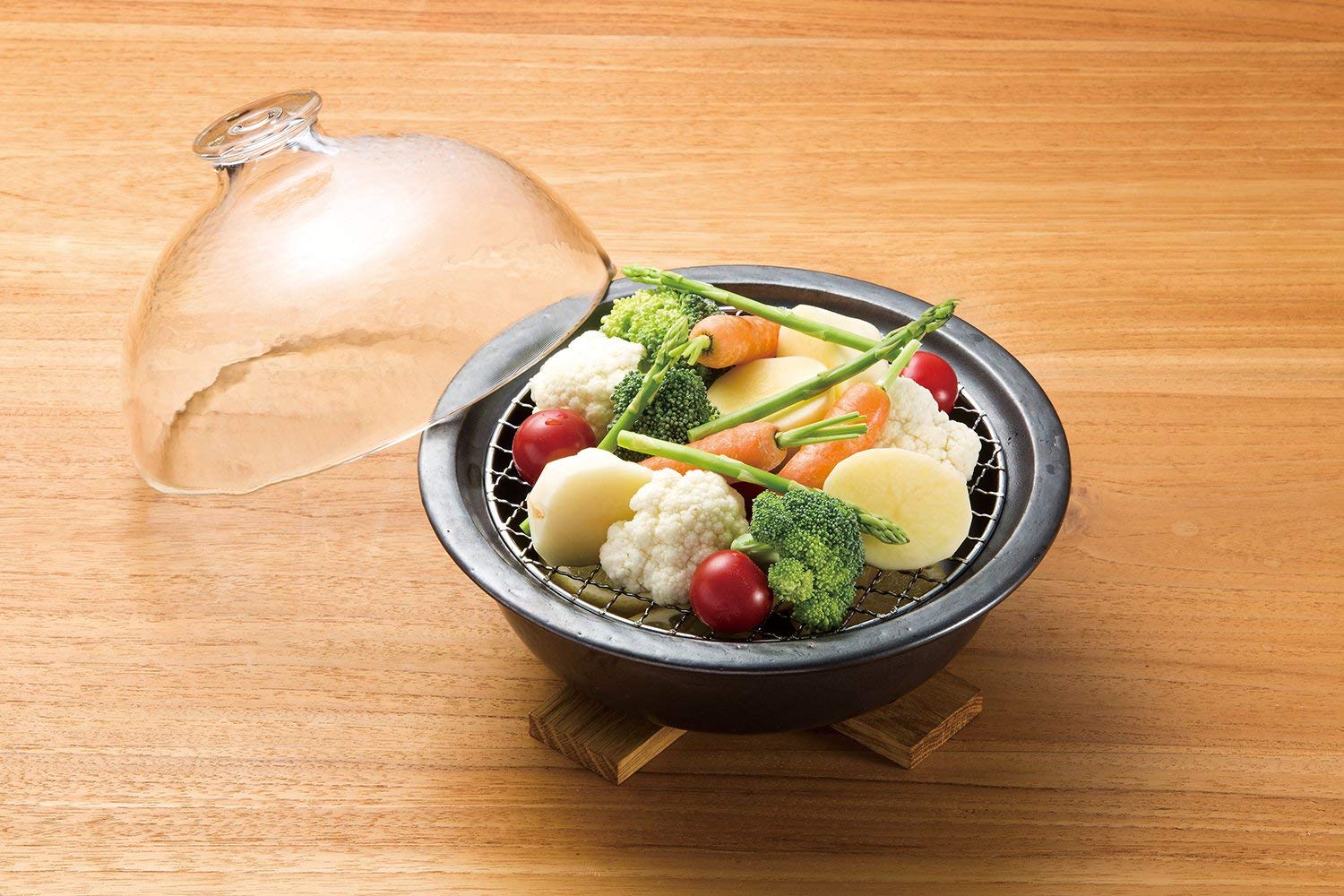 燻製ができる萬古焼（ばんこやき）の土鍋 – ADERIA（アデリア）グラス