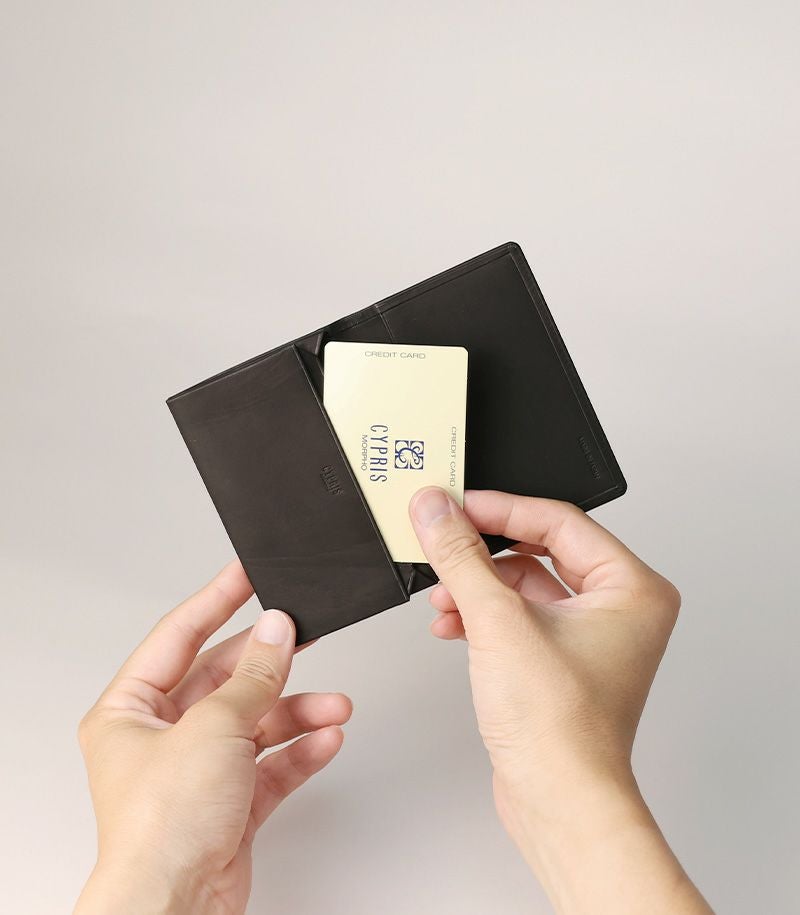 風琴マチ名刺入れ｜レーニアカーフ |革製品CYPRIS（キプリス）公式