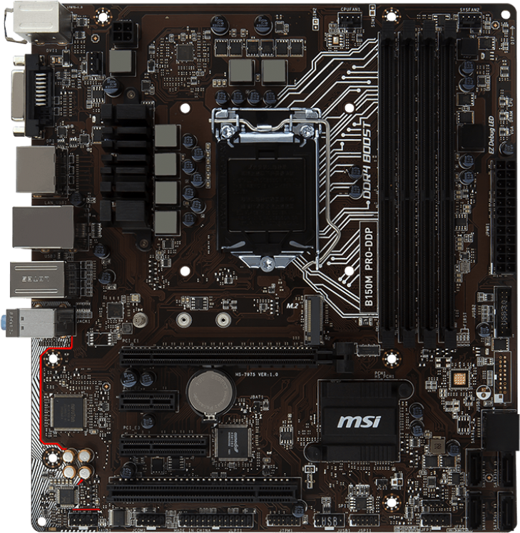 MSI B150M PRO-DDP - Motherboard Specifications On MotherboardDB