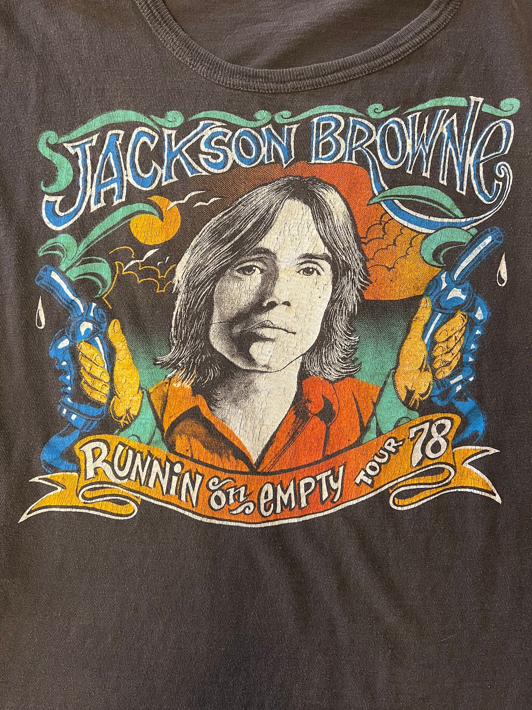 Rare Vintage Jackson Browne Runnin On Empty Tour '78 T-Shirt