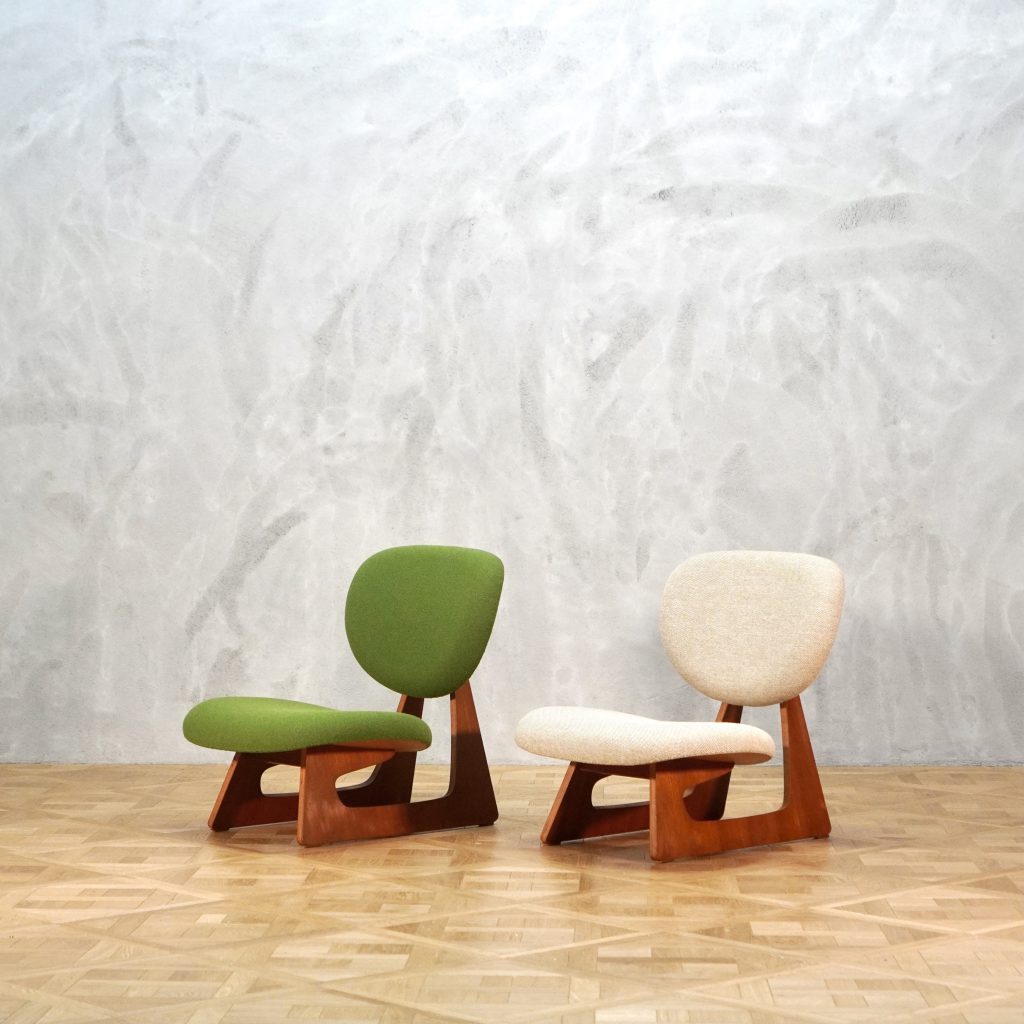 長大作 天童木工 低座椅子 - MOTO FURNITURE 北欧家具 ウェグナー