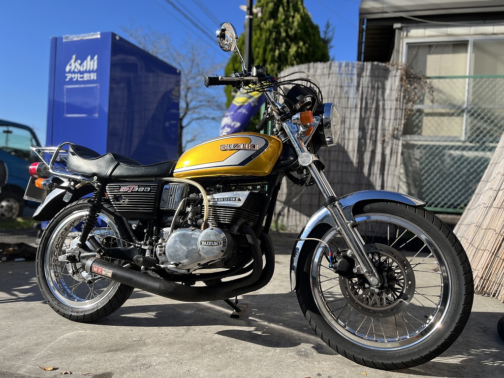 スズキ GT380 エンジンOH済み車 城北ムラカミ丸管 エクセルH