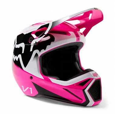 FOX V1 LEED Helmet DOT/ECE (Pink) – MotoBros