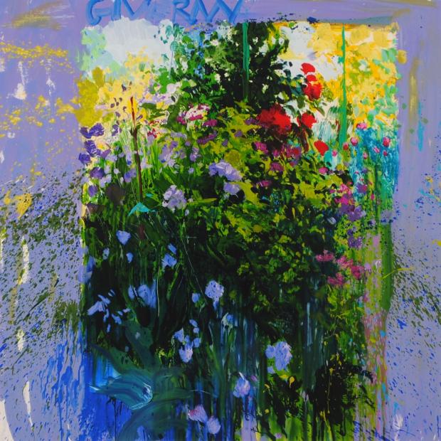 ホアキン・トレンツ・リャドがシルクスクリーンの版画で制作した花の