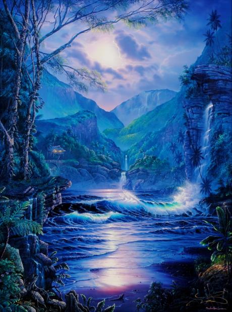 ラッセン 原画 真作保証 シークレット・プレイス 証明書 オリジナル