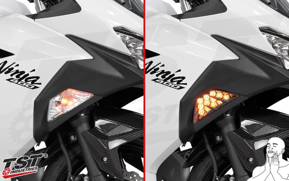 TST Industries Nexus LED Flushmount Turn Signals 24-25 Kawasaki ZX-6R