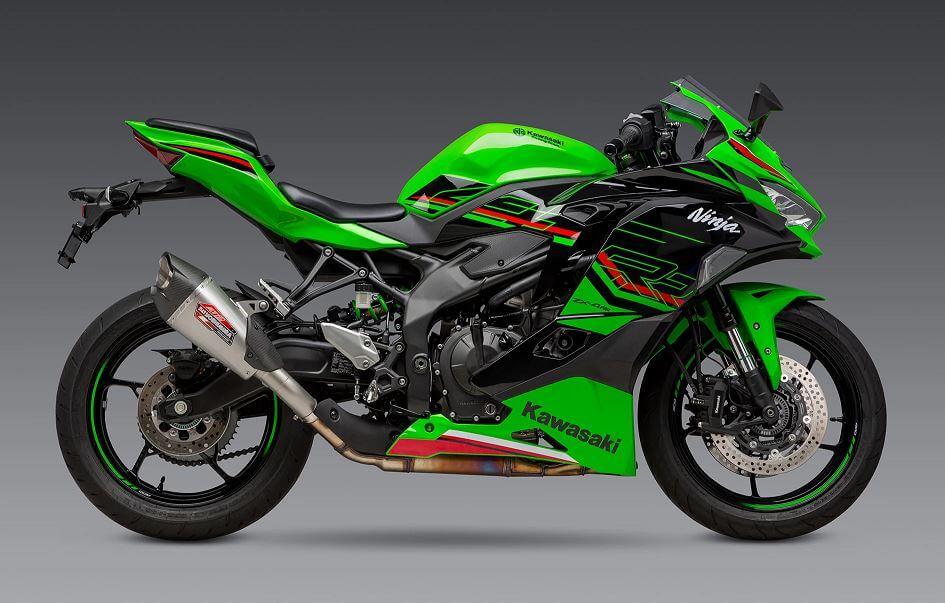 Yoshimura AT2 Stainless Slip-On Exhaust 23-26 Kawasaki ZX-4RR