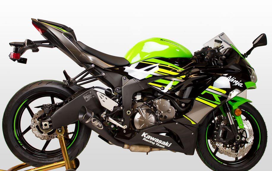 Buy M4 GP19 Black Slip-On Exhaust 09-25 Kawasaki ZX6R