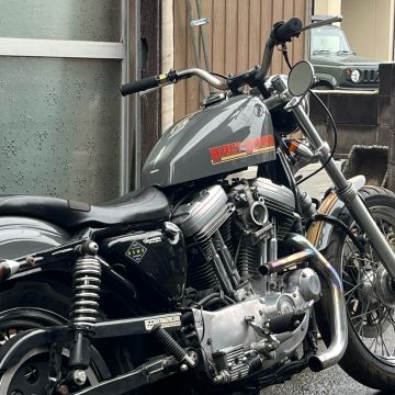 ハーレー純正 '93モデル XLH883前後ホイール＆タイヤ 送料込み