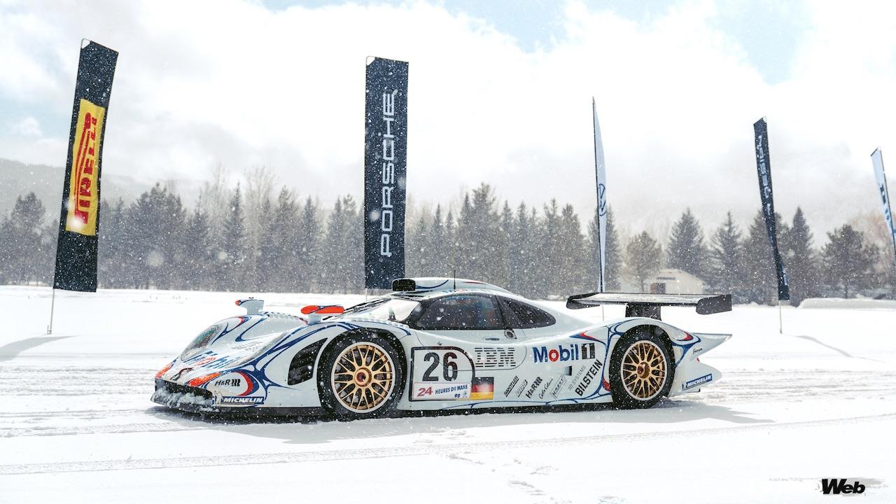 アイスレースでル・マン24時間ウイナー「ポルシェ 911 GT1」が見事な