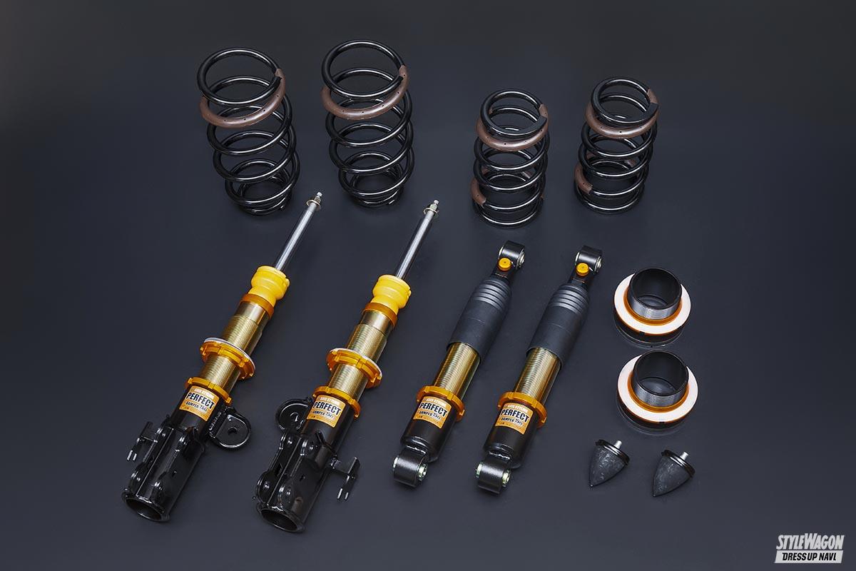 口コミでその人気は一気に拡大！ アクシスの車高調キット