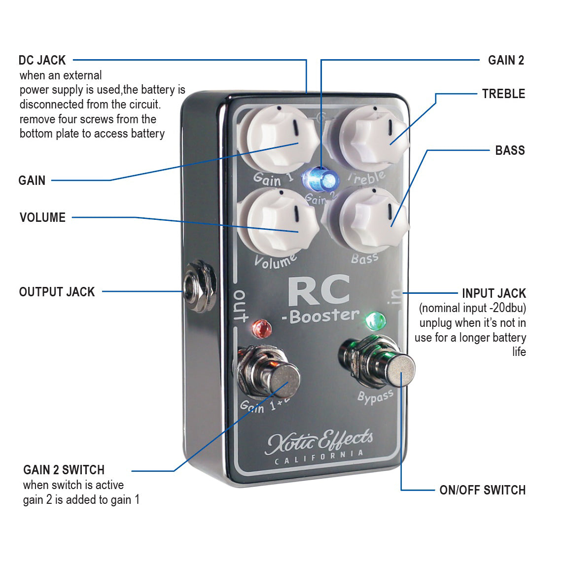 Xotic RC Booster V2 – Motor City Guitar