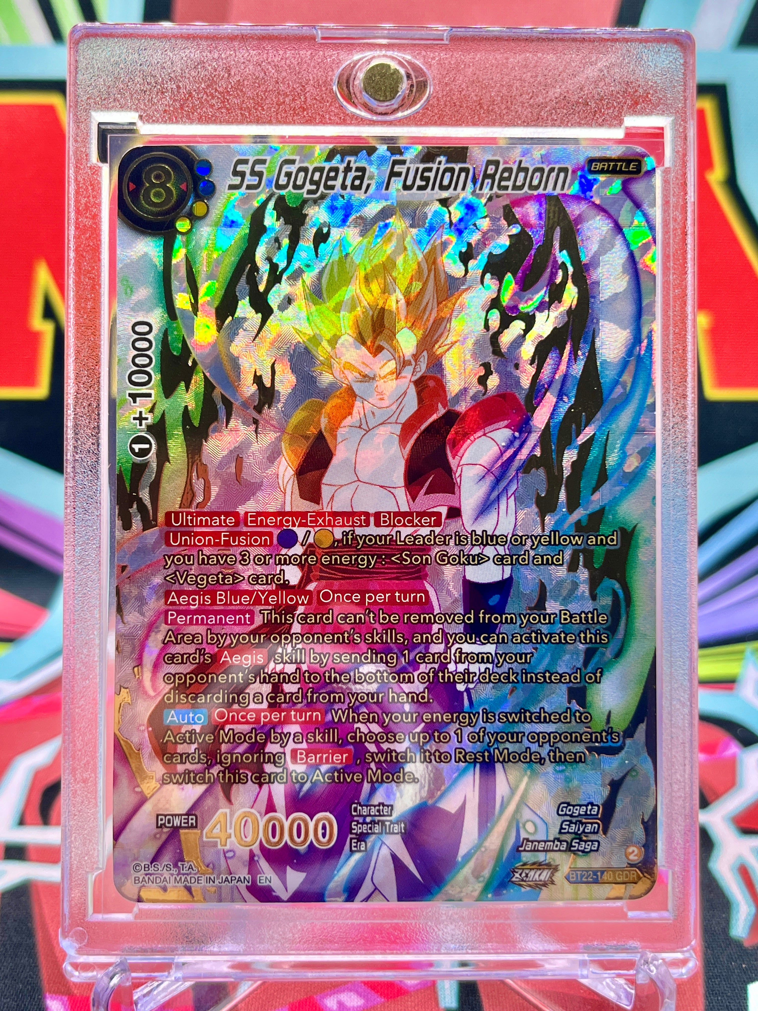 BT22-140 GDR SS Gogeta, Fusion Reborn (2023)