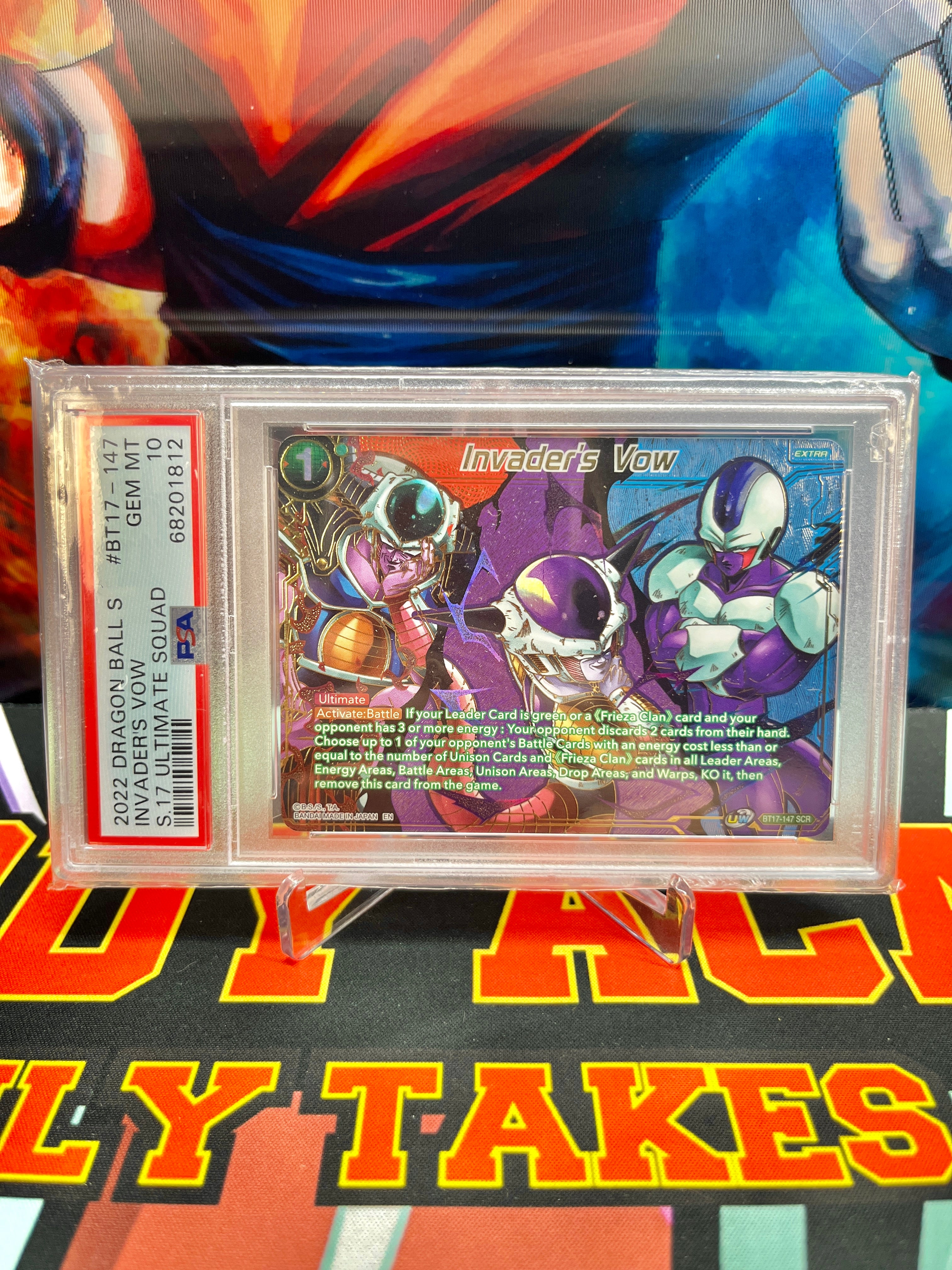 PSA 10 BT17-147 Invader's Vow SCR (2022)