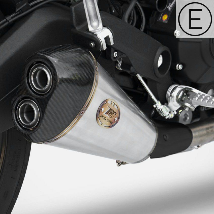DUCATI モンスター797 17-19 スリップオンマフラー Eマーク付き ZARD