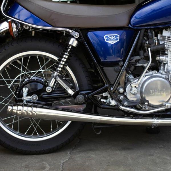 ヤマハ SR400 69トランペット フルエキ ダウン FI車 モーターロック