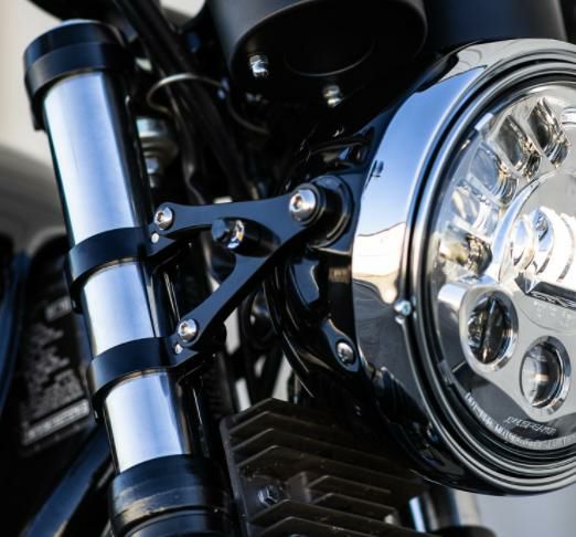 MOTODEMIC アルミ ヘッドライト ステー 41mm フォーク用 Triumph