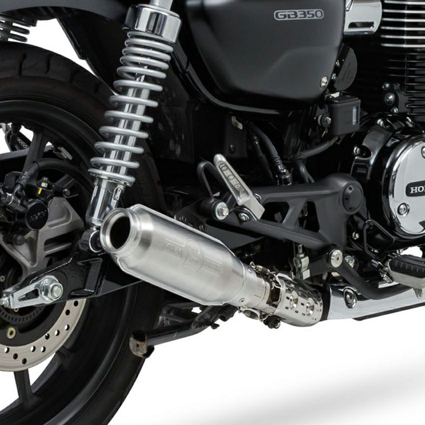 ホンダ GB350、GB350S MONSTER スリップオンマフラー(JMCA) シルバー