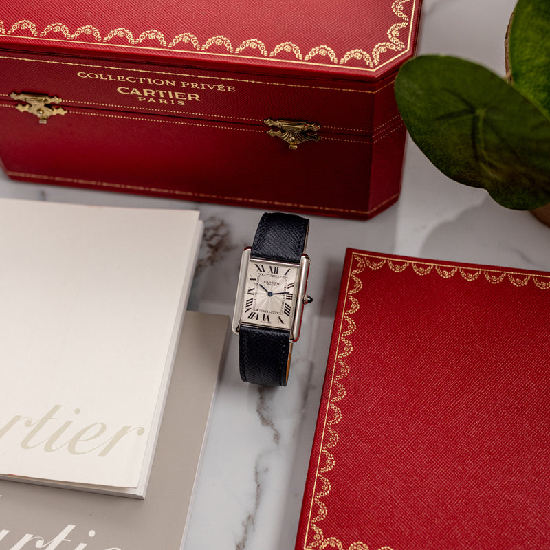 Cartier Tank XL - Ref. 2915 - Platinum - Collection Privée Cartier