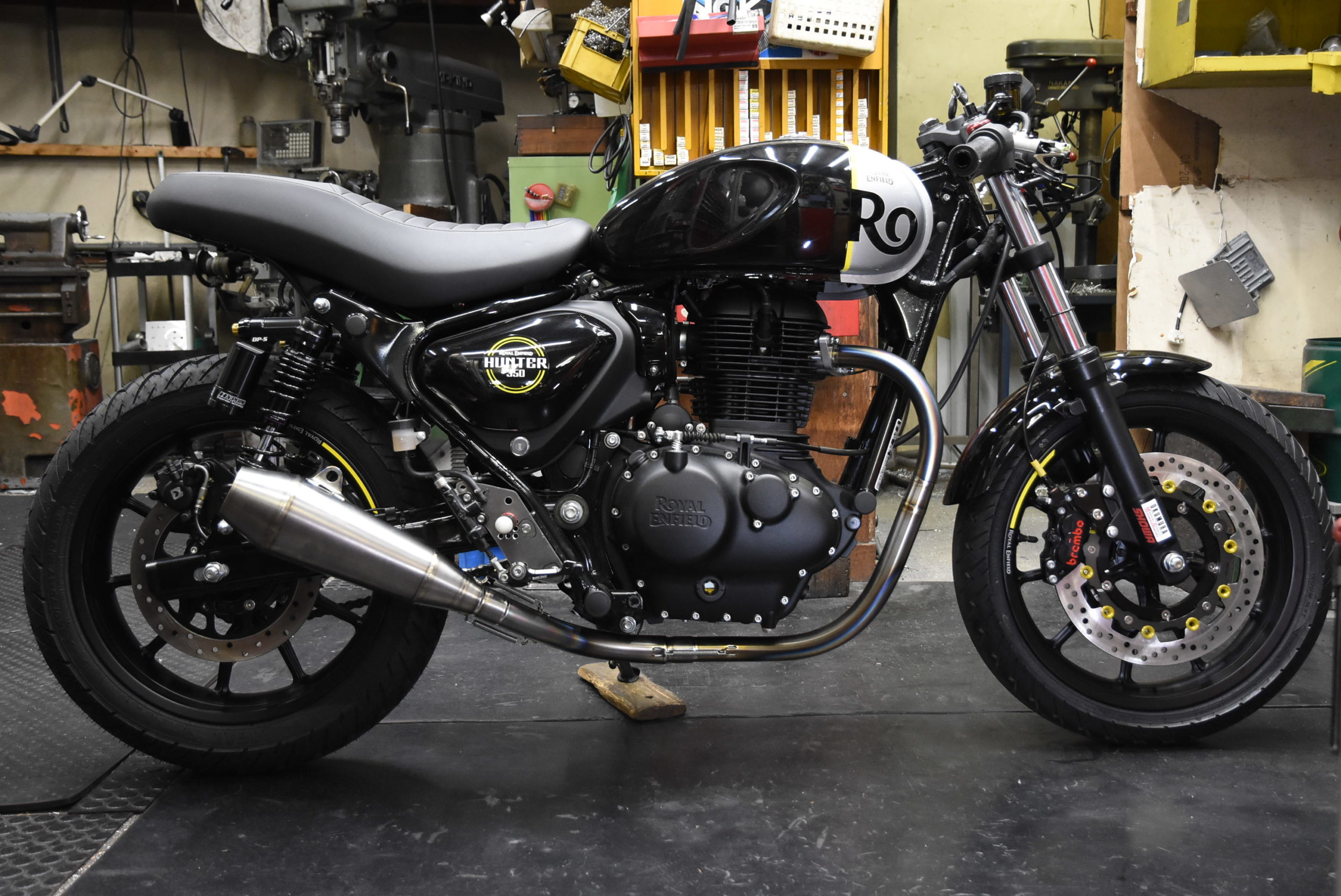 ロイヤルエンフィールド ハンター350 マフラー製作-5 - MAINTENANCE