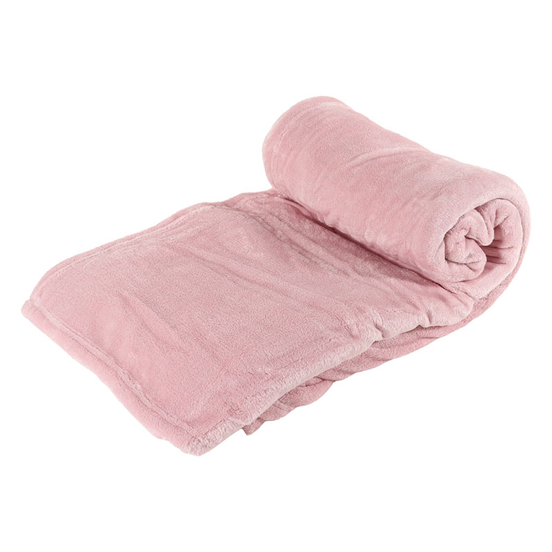 フランネルなめらか毛布 シングル(140×200cm)ピンク ｜ ミスター