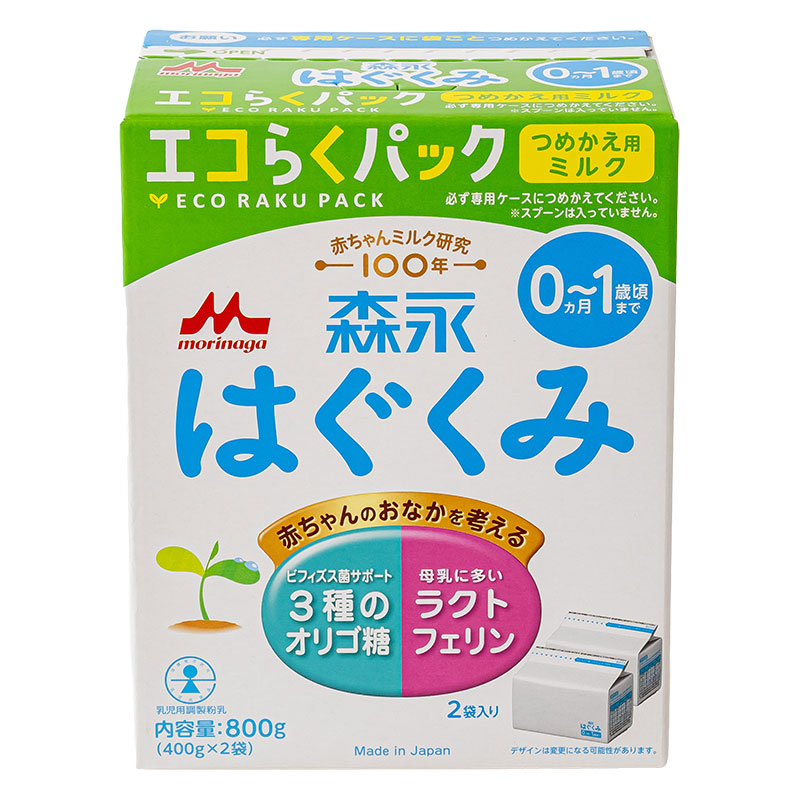 はぐくみ エコらくパック つめかえ用 400g×2パック ｜ ミスター