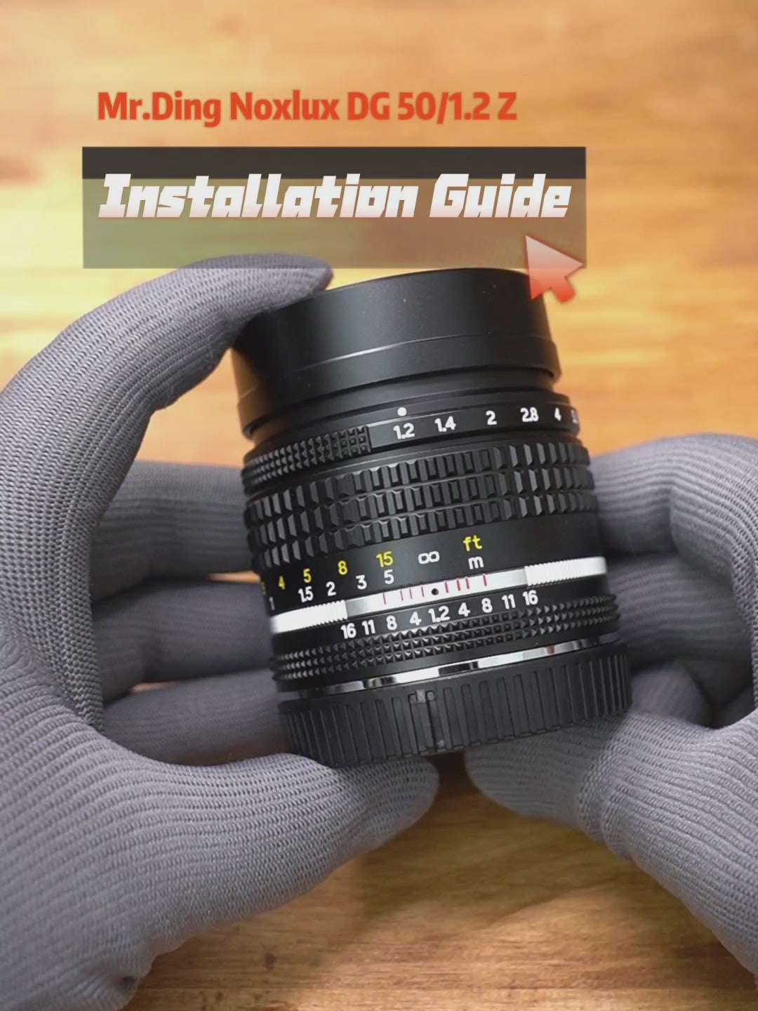 Mr.Ding Noxlux DG 50/1.2 For Nikon-Z Manual lens – Mr.Ding Studio