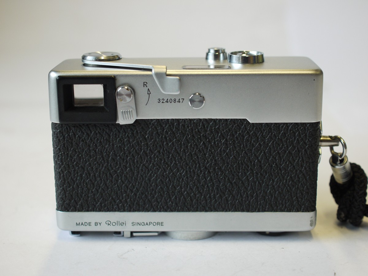 Rollei 35, chrome, with Carl Zeiss 40mm f3.5 Tessar collapsible