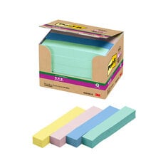 ポスト・イット® エコノパック™ 強粘着ふせん小 再生紙 5601SS-K, 多色