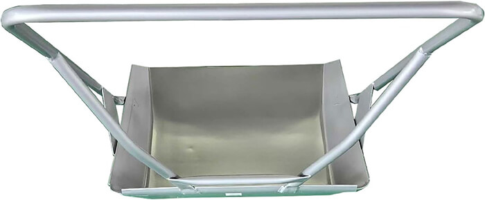 ステンレス 強靭 平型スノーダンプ キック＆補強板付 ※注文時システム