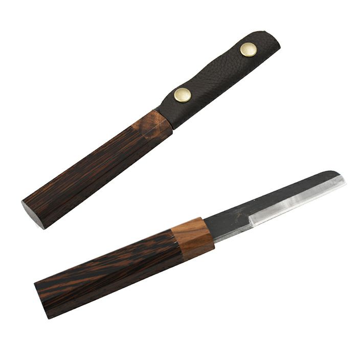 高三 コンパクトナイフ 片刃 フェザースティックづくりなどの細かい