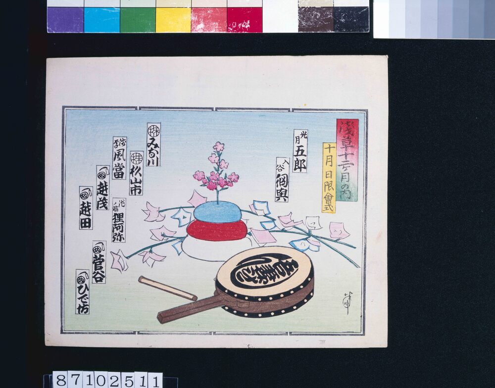 尾張屋版江戸切絵図 日本橋北神田浜町絵図 | ToMuCo - Tokyo Museum